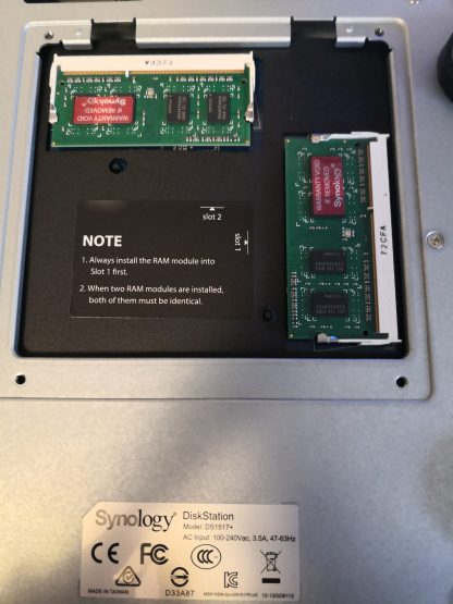 Synology DS1517+ 5 lemezes NAS - használt - Image 5