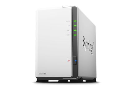 Synology DS215j 2 lemezes NAS - használt