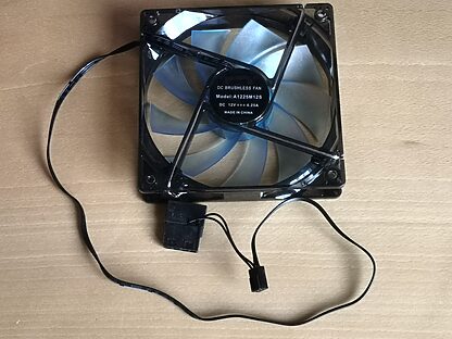 Ház hűtő 12cm kék leddel - Image 3