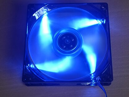 Ház hűtő 12cm kék leddel - Image 4