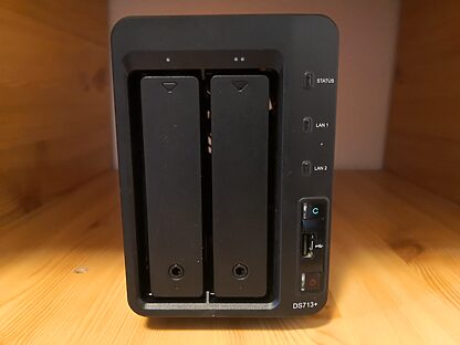 Synology DS713+ (4GB RAM) 2 lemezes NAS - használt - Image 2