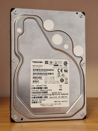 Toshiba Enterprise Capacity 3TB MG03ACA300 - használt - Image 2