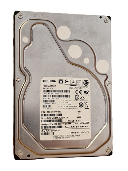 Toshiba Enterprise Capacity 3TB MG03ACA300 - használt