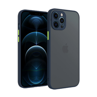 Apple iPhone 12 matt kék zöld tok