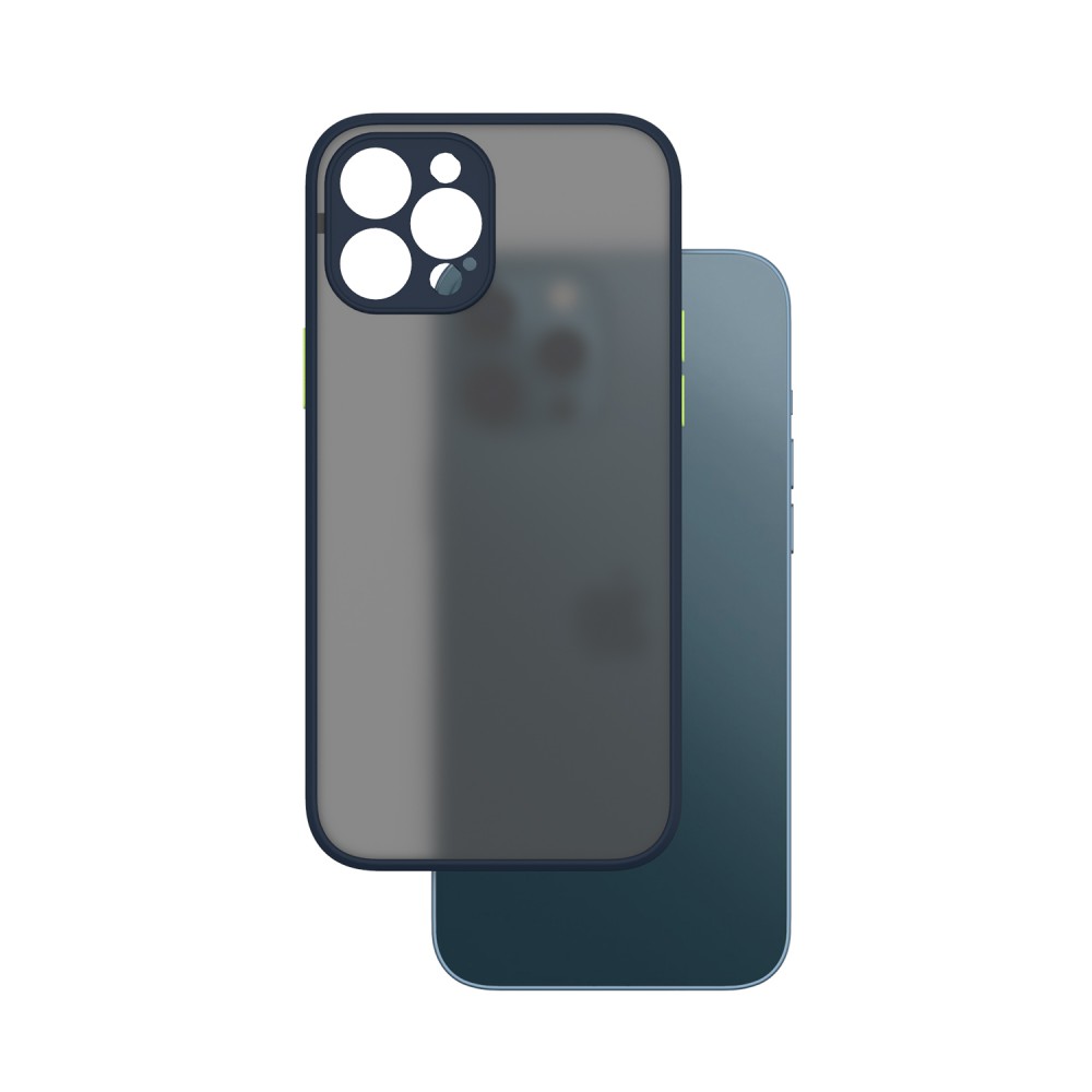 Apple iPhone 12 matt kék zöld tok - Image 2