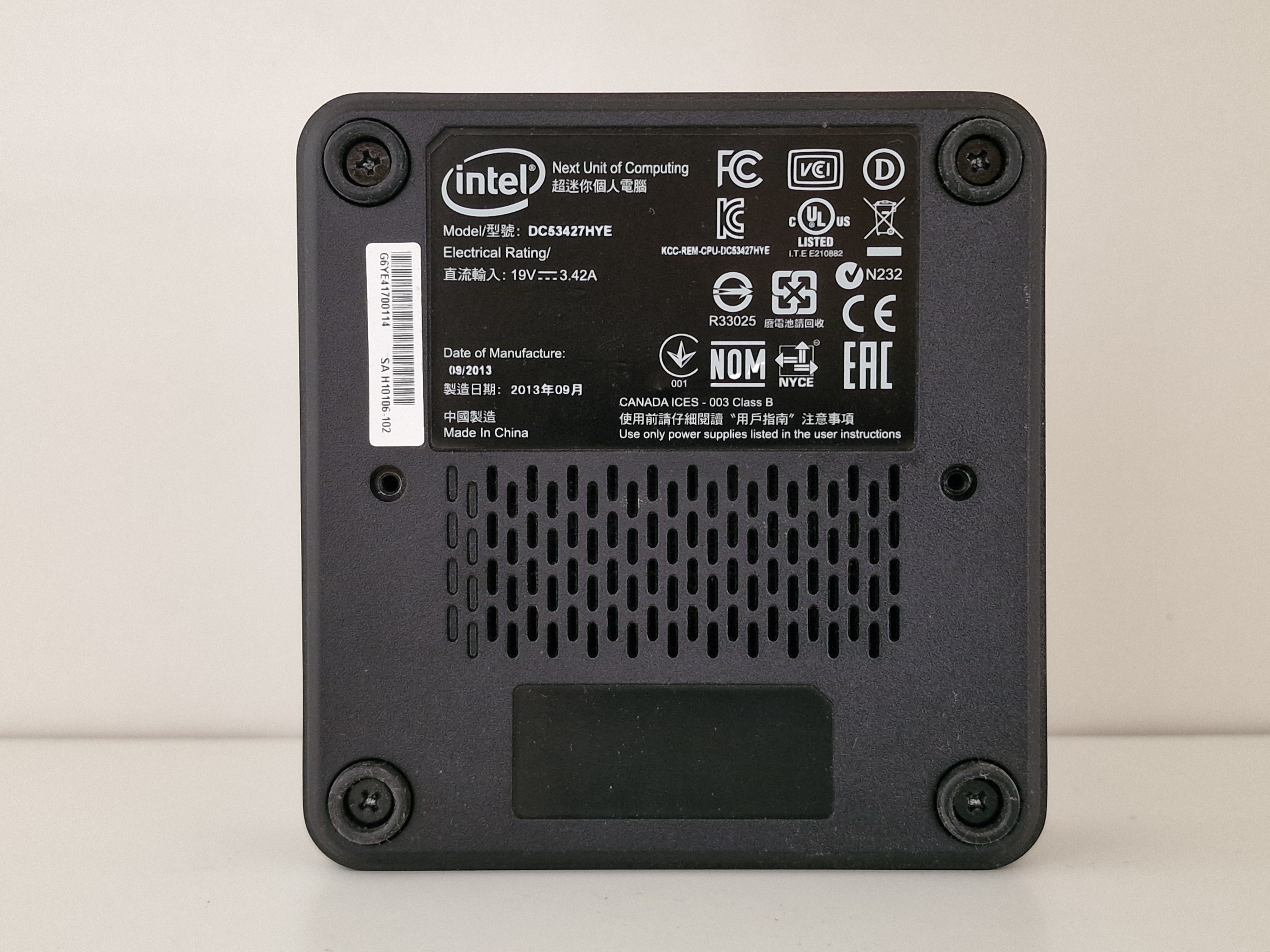 Intel NUC DC53427HYE (i5 8GB 128GB SSD) Asztali számítógép - használt - Image 5